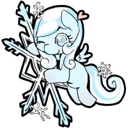 Size: 250x250 | Tagged: safe, oc, oc only, oc:snowdrop, pegasus, pony, female, filly, foal, simple background, snow, snowflake, solo, transparent background