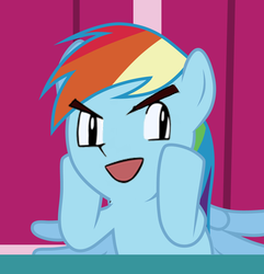 Size: 1226x1274 | Tagged: safe, edit, rainbow dash, g4, dashface, female, gary motherfucking oak, gary oak, pokémon, so awesome, solo