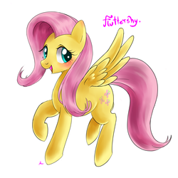 Size: 1700x1700 | Tagged: safe, artist:renokim, fluttershy, g4, female, solo