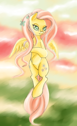 Size: 1600x2600 | Tagged: safe, artist:ashesdarkpony, fluttershy, g4, female, solo