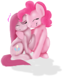 Size: 806x992 | Tagged: safe, artist:crosspone, artist:ponything, pinkie pie, g4, duality, pinkamena diane pie, self ponidox