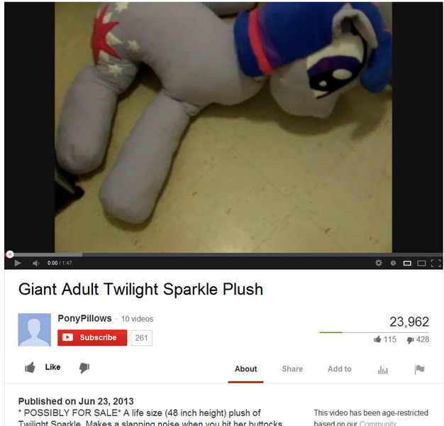 giant twilight sparkle plush