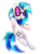 Size: 800x1000 | Tagged: safe, artist:zoiby, dj pon-3, vinyl scratch, g4, female, solo