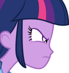 Size: 1873x2000 | Tagged: safe, artist:secret-asian-man, twilight sparkle, equestria girls, g4, my little pony equestria girls, angry, female, simple background, solo, transparent background, vector