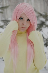 Size: 681x1024 | Tagged: safe, artist:ciel-jaejay, fluttershy, human, g4, clothes, cosplay, irl, irl human, photo, solo, sweater, sweatershy