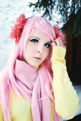 Size: 3072x4608 | Tagged: safe, artist:ciel-jaejay, fluttershy, human, g4, clothes, cosplay, irl, irl human, photo, solo, sweater, sweatershy