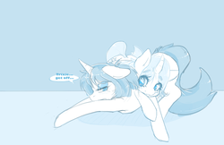 Size: 1280x829 | Tagged: safe, artist:askblossomfall, trixie, oc, g4