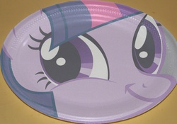 Size: 795x557 | Tagged: safe, twilight sparkle, g4, photo, plate, twiface