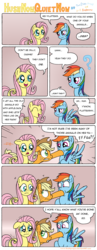 Size: 2509x6500 | Tagged: safe, artist:redapropos, applejack, fluttershy, rainbow dash, earth pony, pegasus, pony, g4, animal, comic, crying, female, hoof in mouth, hoofjack, implied death, mare, wide eyes