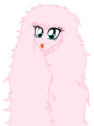 Size: 382x512 | Tagged: safe, artist:palaceofchairs, oc, oc only, oc:fluffle puff, equestria girls, g4, looking at you, solo, tongue out