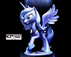 Size: 1280x1024 | Tagged: safe, artist:kp-shadowsquirrel, artist:vidalcris, princess luna, alicorn, pony, g4, female, mare, s1 luna, sculpteo, shapeways, solo