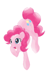 Size: 720x960 | Tagged: safe, artist:kaedekko, pinkie pie, g4, female, floating, solo