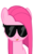 Size: 598x894 | Tagged: safe, artist:kuren247, pinkie pie, g4, female, pinkamena diane pie, simple background, solo, sunglasses, transparent background, vector