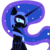 Size: 894x894 | Tagged: safe, artist:mintatheena, nightmare moon, g4, female, simple background, solo