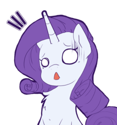 Size: 550x590 | Tagged: dead source, safe, artist:loyaldis, rarity, pony, unicorn, g4, female, reaction image, solo