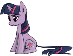 Size: 1024x795 | Tagged: safe, artist:itena, twilight sparkle, g4, female, sitting, solo