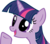 Size: 849x750 | Tagged: safe, twilight sparkle, pony, unicorn, feeling pinkie keen, g4, season 1, dilated pupils, eyes, female, reaction image, simple background, solo, transparent background, unicorn twilight, vector