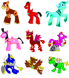 Size: 1043x1176 | Tagged: safe, artist:smashfan666, changeling, crossover, mega man (series), ms paint, ponified, red changeling