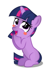 Size: 1087x1536 | Tagged: safe, artist:coltsteelstallion, twilight sparkle, g4, begging, blushing, cute, female, filly, filly twilight sparkle, simple background, solo, transparent background, twiabetes, vector, younger