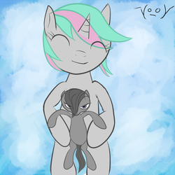 Size: 600x600 | Tagged: safe, artist:zorg, oc, oc only, oc:knoeki, pony, unicorn, female, zorg, ¯\(°-o)/¯