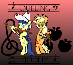 Size: 3052x2721 | Tagged: safe, artist:dbapplejack, applejack, fiddlesticks, g4, apple family member