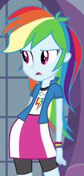 Size: 185x387 | Tagged: safe, screencap, rainbow dash, equestria girls, g4, my little pony equestria girls, female, reaction image, solo