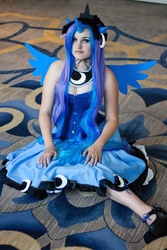 Size: 800x1200 | Tagged: safe, artist:vaporapture, princess luna, human, g4, cosplay, irl, irl human, photo, solo