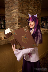 Size: 640x960 | Tagged: safe, artist:mandyneko, twilight sparkle, human, g4, cosplay, irl, irl human, photo, solo, yulecon