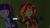 Size: 960x540 | Tagged: safe, edit, edited screencap, screencap, spike, sunset shimmer, twilight sparkle, equestria girls, g4, my little pony equestria girls, image macro, shocked, soon, surprised, unamused