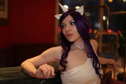 Size: 2304x1536 | Tagged: safe, artist:deceptiveromance, rarity, human, g4, cosplay, irl, irl human, photo, solo