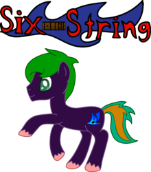 Size: 2409x2733 | Tagged: safe, artist:tritone, oc, oc only, oc:six-string, solo