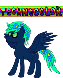 Size: 2504x3085 | Tagged: safe, artist:tritone, oc, oc only, oc:technocolor, solo