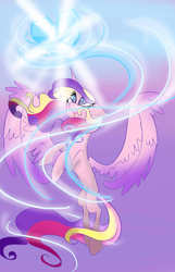 Size: 1234x1920 | Tagged: safe, artist:thalilly, princess cadance, g4, crystal heart