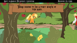 Size: 1191x670 | Tagged: safe, artist:the-ross, applejack, human, g4, quest for glory