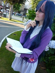 Size: 1920x2560 | Tagged: safe, artist:choqui-chan, twilight sparkle, human, g4, cosplay, irl, irl human, photo, solo