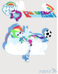 Size: 623x795 | Tagged: safe, artist:applejackv3, rainbow dash, equestria girls, g4, female, ponied up, solo