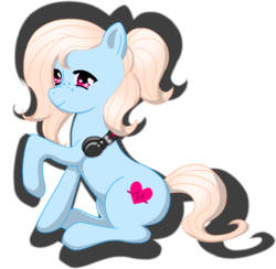 Size: 1211x1181 | Tagged: safe, artist:ritli-sama, oc, oc only, earth pony, pony, headphones, solo