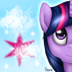 Size: 894x894 | Tagged: safe, artist:puggie, twilight sparkle, g4, female, solo