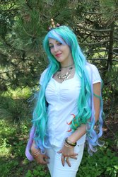 Size: 640x960 | Tagged: safe, artist:artisticangel17, princess celestia, human, g4, cosplay, irl, irl human, photo, solo