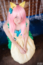 Size: 600x900 | Tagged: safe, artist:the5thlab, fluttershy, human, g4, cosplay, irl, irl human, photo, solo