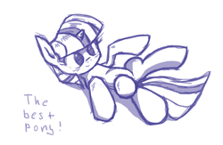 Size: 1023x666 | Tagged: safe, twilight sparkle, g4, best pony, female, presenting, sketch, solo