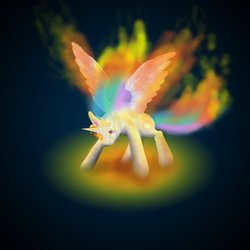 Size: 894x894 | Tagged: safe, artist:the-laughing-horror, nightmare star, princess celestia, g4, female, solo