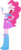 Size: 3000x7053 | Tagged: safe, artist:masem, pinkie pie, equestria girls, g4, my little pony equestria girls, absurd resolution, balloon, boots, cartoony, clothes, faic, female, shoes, simple background, skirt, solo, transparent background, vector