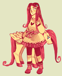 Size: 1261x1542 | Tagged: safe, artist:jununy, fluttershy, human, g4, humanized