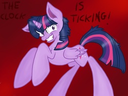 Size: 2048x1536 | Tagged: safe, artist:technicolor-confetti, twilight sparkle, alicorn, pony, g4, female, insanity, mare, solo, twilight sparkle (alicorn)