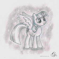 Size: 1000x1000 | Tagged: safe, artist:maxl654, twilight sparkle, alicorn, pony, g4, female, mare, solo, twilight sparkle (alicorn)