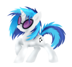 Size: 900x836 | Tagged: safe, artist:crosspone, artist:ponything, dj pon-3, vinyl scratch, g4, female, solo