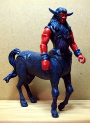 Size: 450x611 | Tagged: safe, artist:craftywingy, tirac, centaur, g1, customized toy, irl, photo, solo, toy