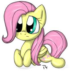 Size: 1000x1000 | Tagged: safe, artist:laffy372, fluttershy, pegasus, pony, g4, female, solo