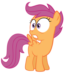 Size: 1500x1683 | Tagged: safe, artist:ekkitathefilly, scootaloo, g4, female, simple background, solo, transparent background, vector